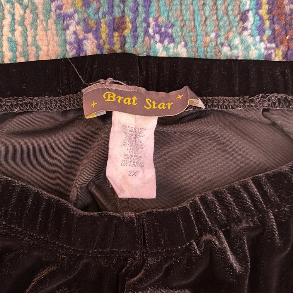 Brat Star Velour Leggings - Picture 2 of 3